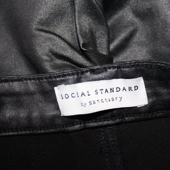 Social Standard by Sanctuary Ankle Skinny Faux Leather Ankle Skinny Jeans 4 - Picture 12 of 16